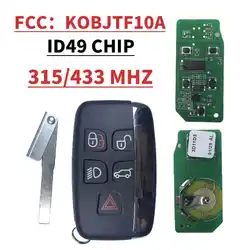 jingxin 5 Button For Land Rover Range Rover Sport Evoque Discovery 4 For Jaguar Freelander XFL XE XJ Smart Remote Key/PCB/Shell