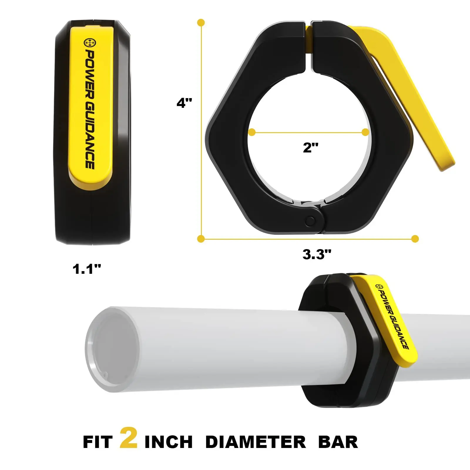 NO-Magnetic Nylon Quick Release Safety Dumbbell Barbell Clasp Portable Quick Release Clasp Head 5CM Clasp Head Lock