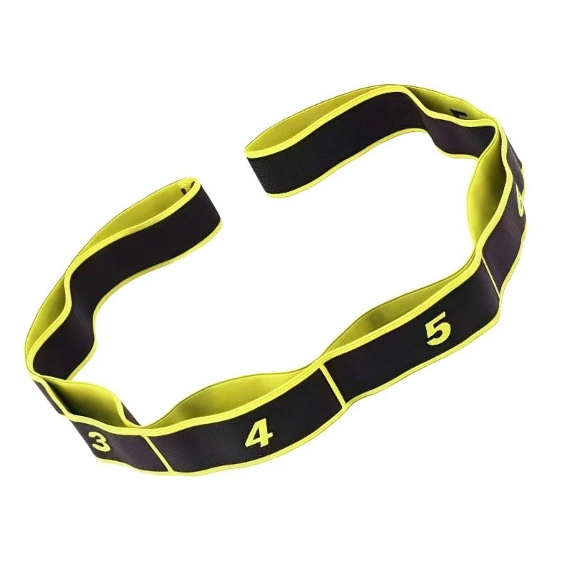 Q39E Fitness Exercise Resistance Band With Number Tension Band Pilates Pull Rope