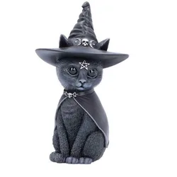 New Halloween Ornament Magic Cat Resin Crafts Independent Station Animal Sculpture Showcase DesktopDecoration Ornament Magic Cat