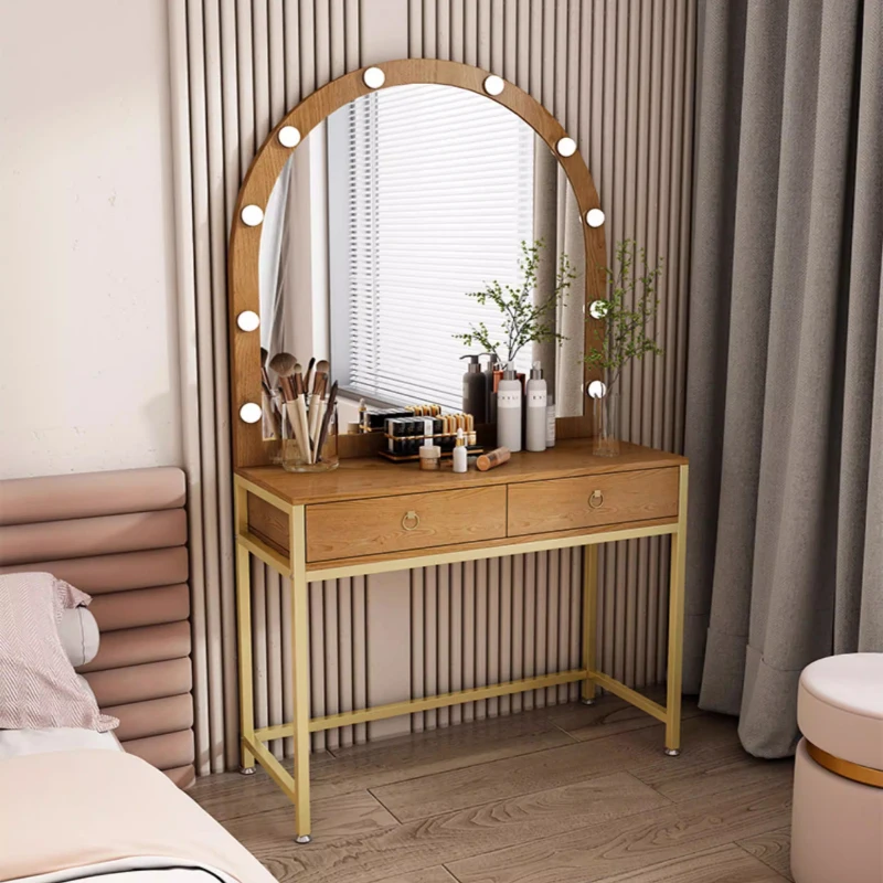 

Modern minimalist dressing table high-end makeup light luxury grand makeup desk bedroom beauty salon schminktisch Furniture