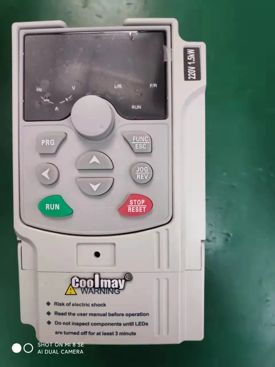 Mini VFD Coolmay S2 220V-240V Entrada monofásica y salida trifásica 0.75kw 1.5KW 2.2KW
