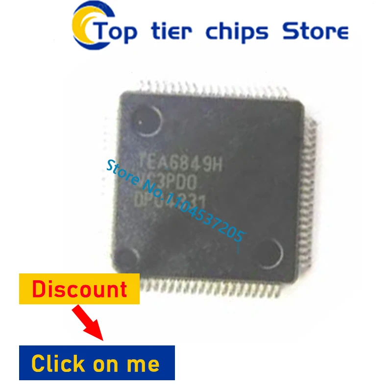 1PCS~10PCS/LOT TEA6849H QFP80 New original