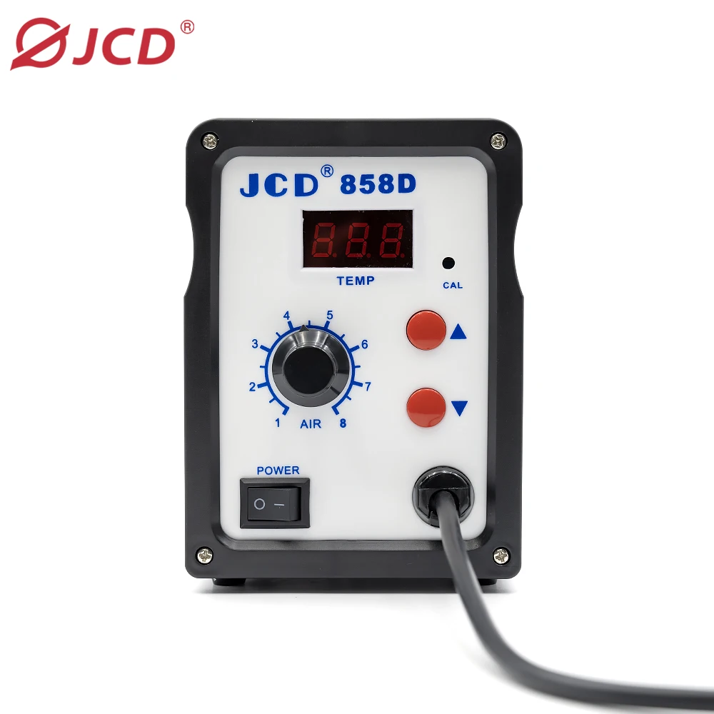 JCD 858DWelding Station Hot Air Gun 220V/110V BGA Mobile Phone Repair SMD SMT Welding Repair Tool Hot Air Gun Soldering Iron Kit