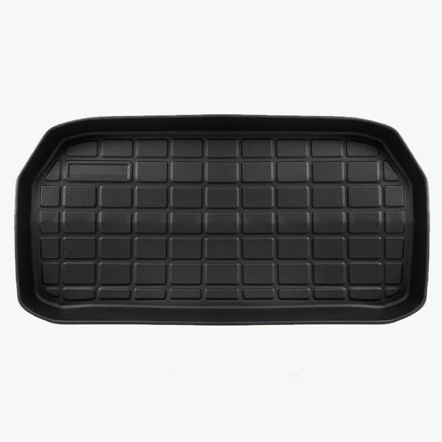 Plain TPE Frunk Mat & Sub-Trunk Tray For Tesla Model Y/3 Cargo Liners Front & Rear Lower Trunk Carpet Car Boot Mat