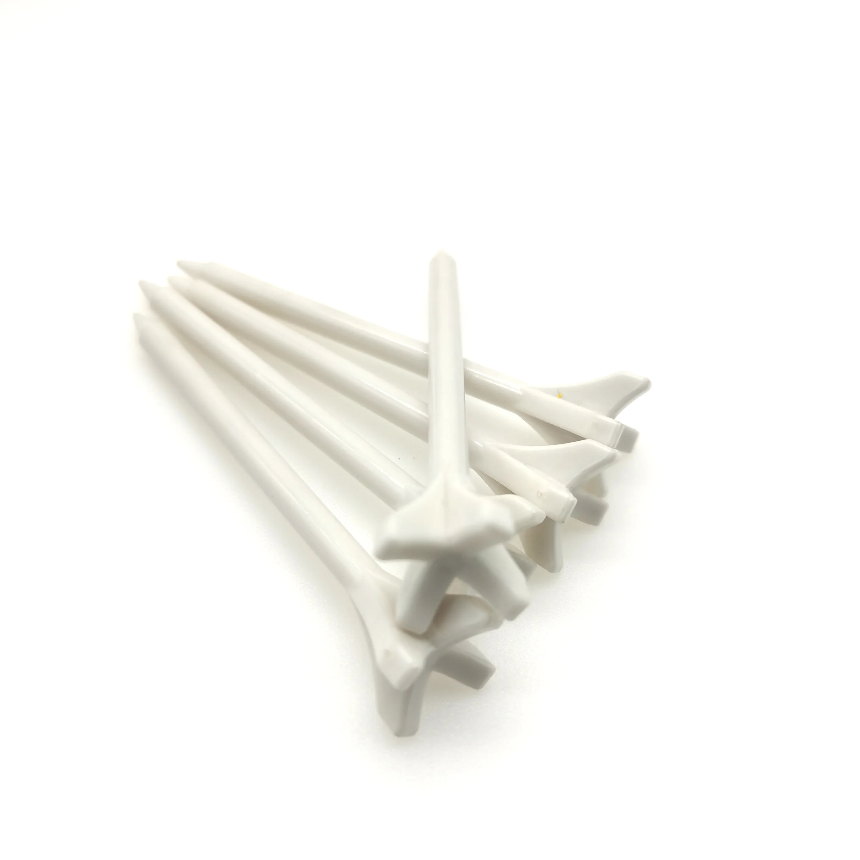 

Custom Logo Printed Plastic Golf Tee with 4 Prongs Cup 70mm Length Bulk Packing