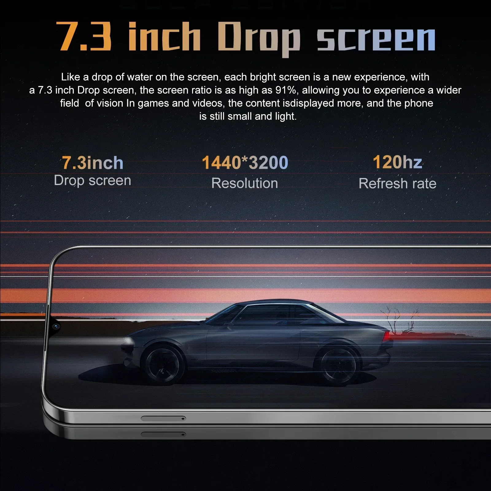 Original Pova 6 Pro Smartphone 5G snapdragon8 gen3 7.3inch 22G+2TB Cell Phone MobilePhones 50+108MP Android14 Unlocked NFC