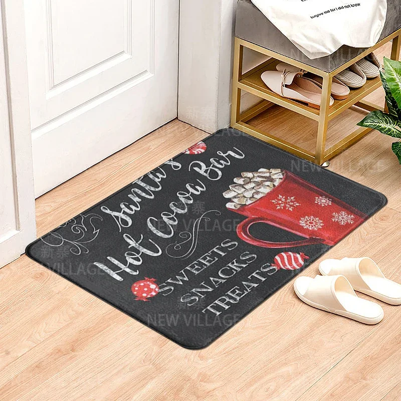 Vintage style non slip shower mat bathroom carpet home decoration floor mat kitchen bedroom living room water absorbing door mat