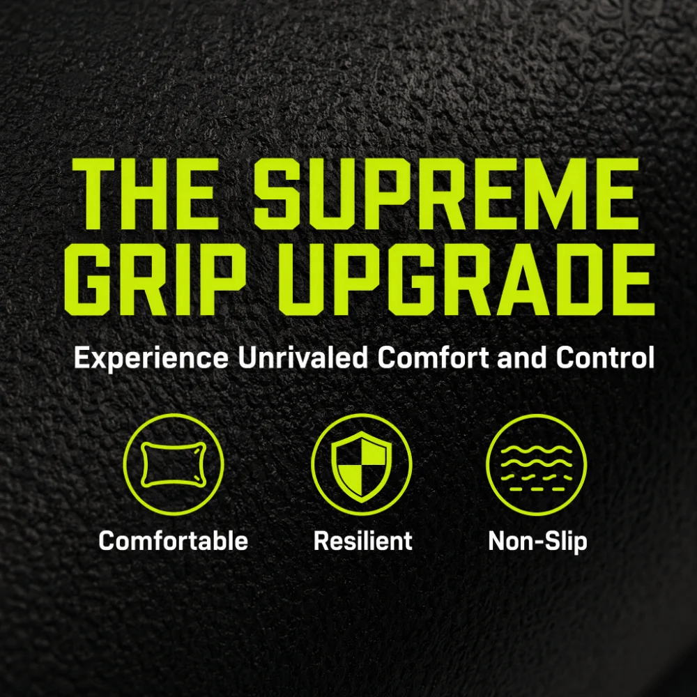 10pcs Easy Install Rubber Handle Grip Covers Anti Slip Black Handle Sleeves Seamless Textured Protective Cover Fitness Equipment