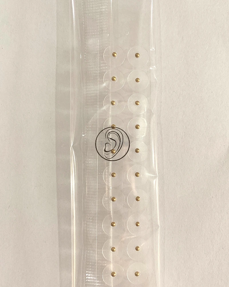 Magnetic Bead crystal ear Patch Transparent Tape Anti-allergic Magnetic therapy Ear Pressure Paste Ear Auriculotherapy