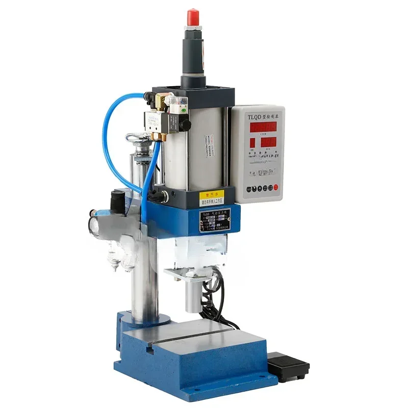 Bench Pneumatic Press Pneumatic Punch 110/220V Mechanical Press Pneumatic Machinery Punching