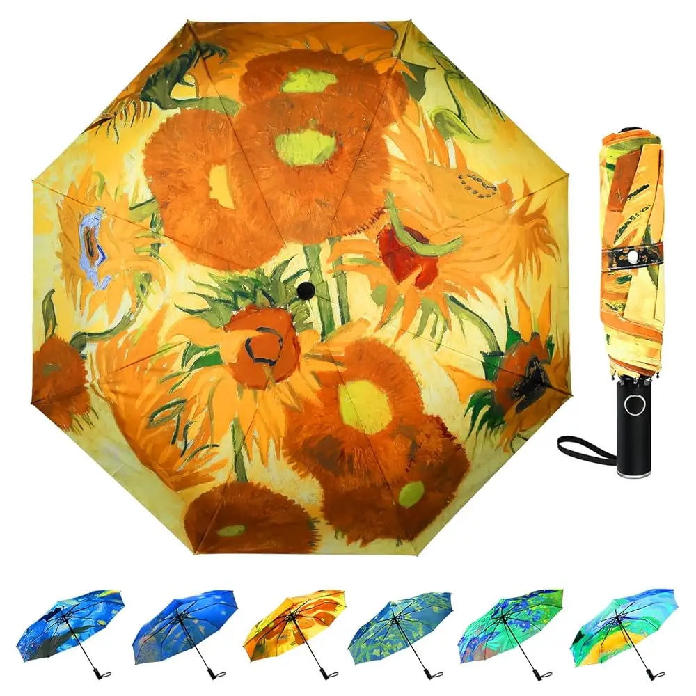 

Pretty Umbrellas for Women and men, Ladies Umbrellas for Rain, Automatic Folding Umbrellas Open Close