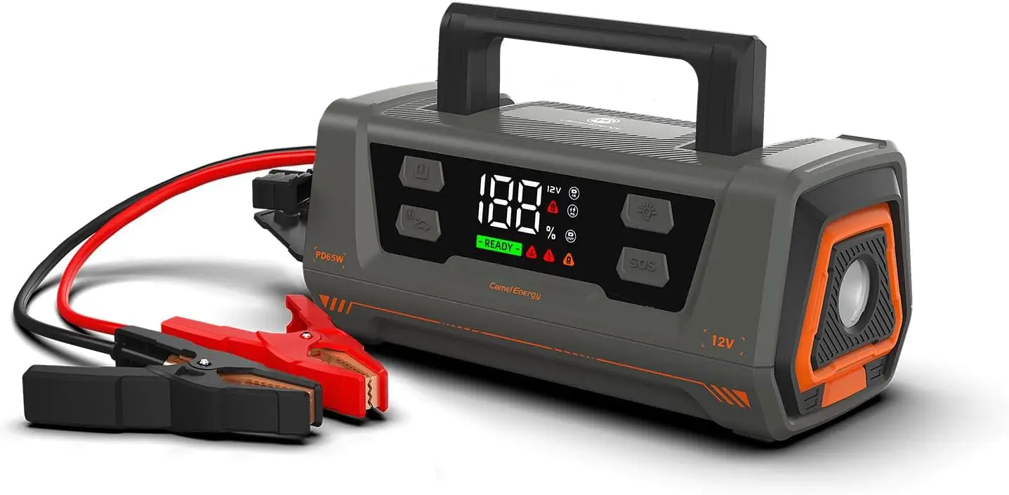 3000A Jump Starter 32000mAh، حزمة بطارية ليثيوم محمولة 12 فولت مع شاشة LED، شحن سريع 65 وات للسيارات #1