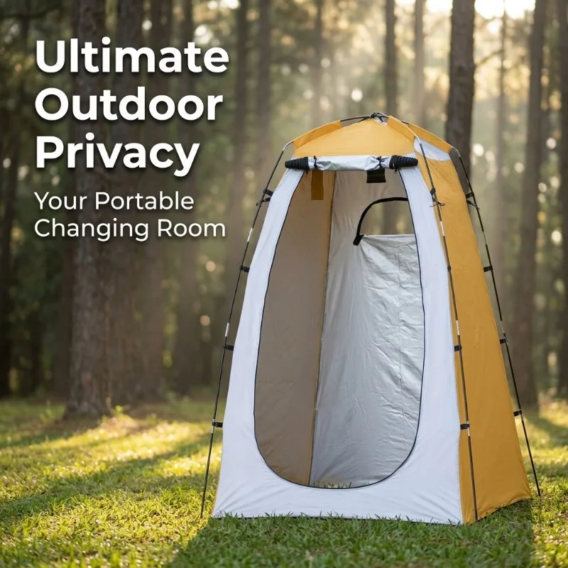 Portable Outdoor Privacy Tent, Pop Up Changing Room for Camping Shower Toilet Beach Dressing