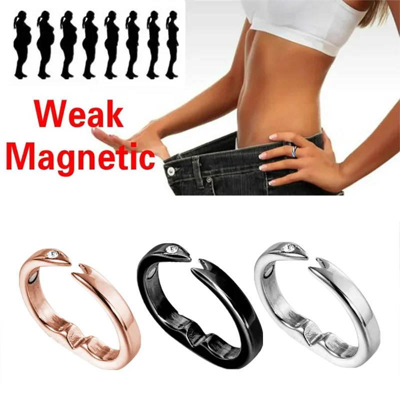 Fashion Blood Sugar Control Slimming Ring Diabetes Monitor Healthy Blood Sugar Meter /Anti Snoring Device Ring Magnetic Therapy