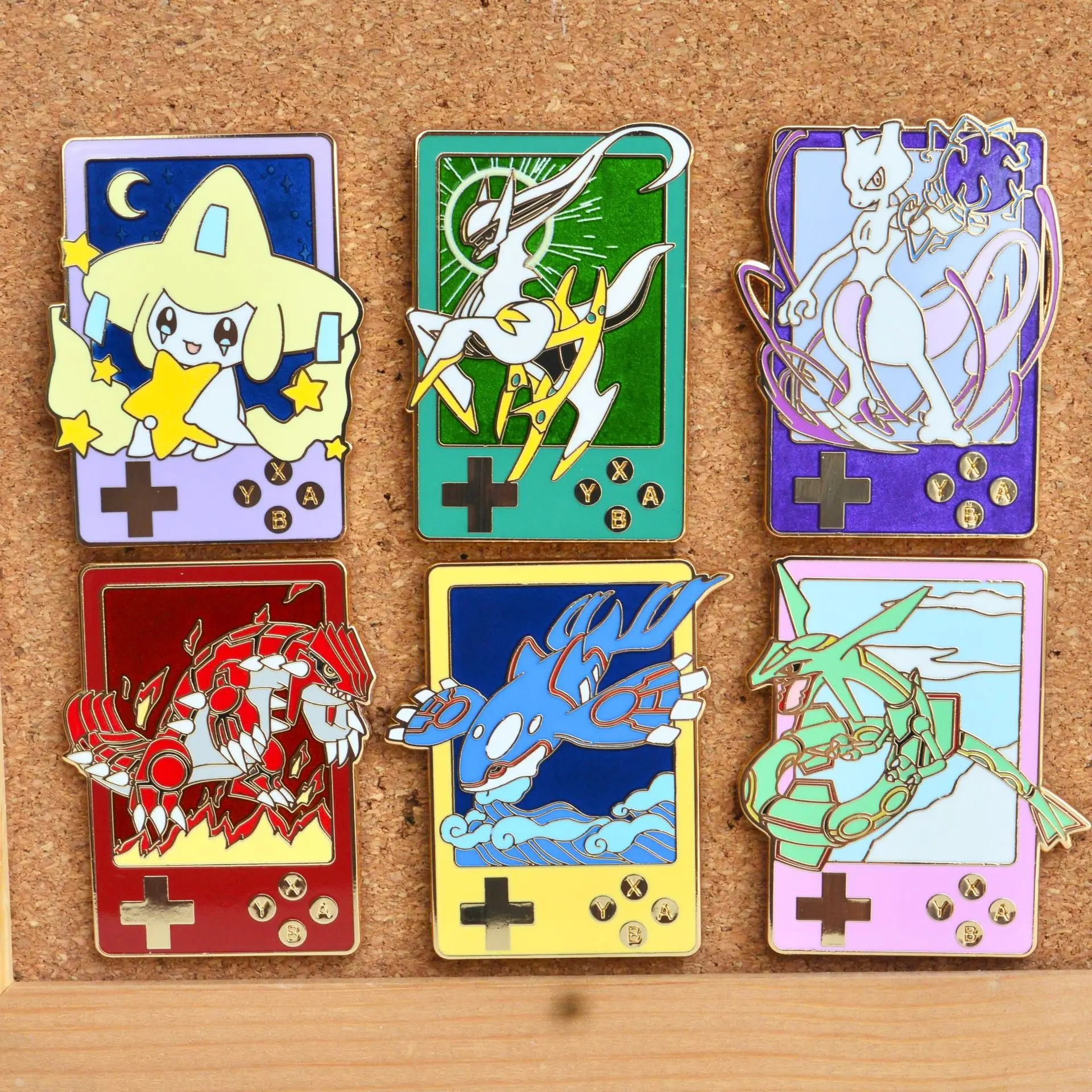 Japanese Game Badges Anime Legend Monster Pins Manga Pendant Metal Brooches for Bag Backpack Clothing Lapel ACG Cosplay Toy Gift