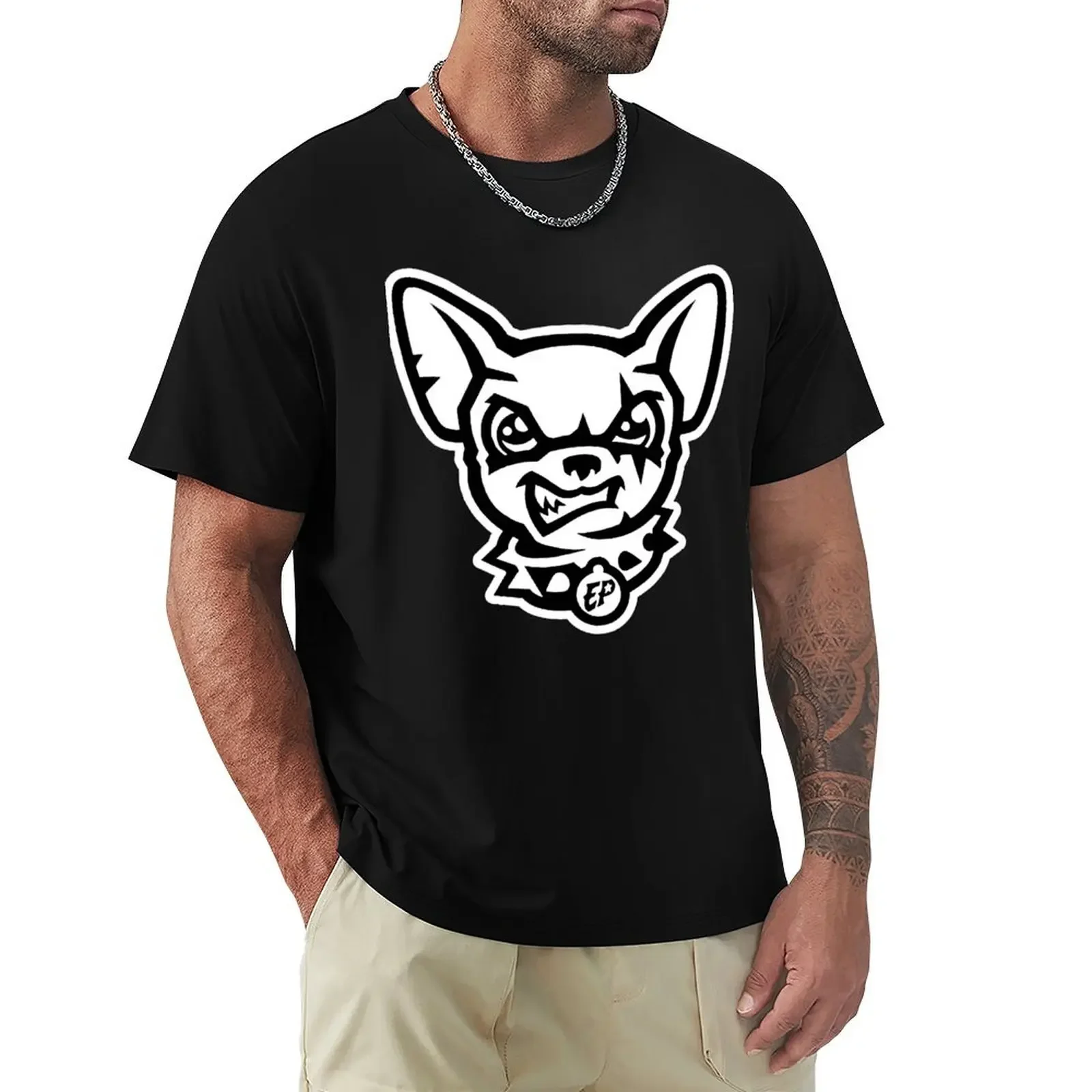 El Paso Chihuahuas CUte Angry Dog T-Shirt graphic t shirts vintage t shirts summer clothes sweat black t-shirts for men