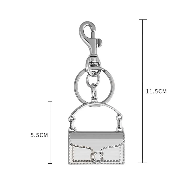 العصرية الرائعة حقيبة يد صغيرة شكل المفاتيح قلادة للنساء حلية معدنية كيرينغ ظهره اكسسوارات الديكور الهدايا