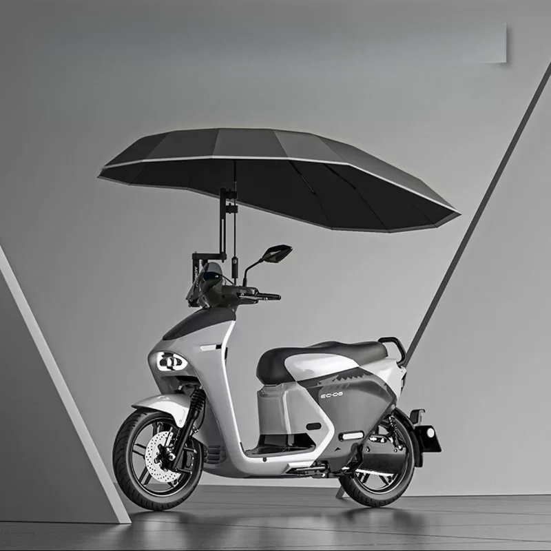 

New enlarged electric vehicle special umbrella foldable shrinkable reinforcement super wind-resistant sunshade