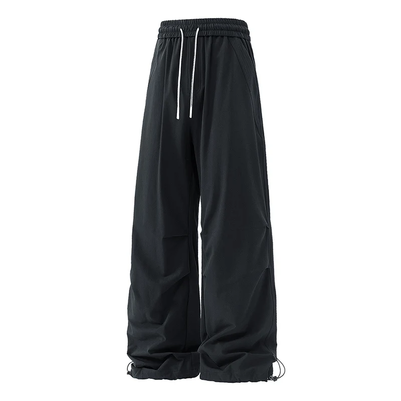 

Американские ретро плиссированные дизайнерские брюки десантника хороший бренд свободные быстросохнущие длинные брюки модные мужские ветрозащитные широкие брюки