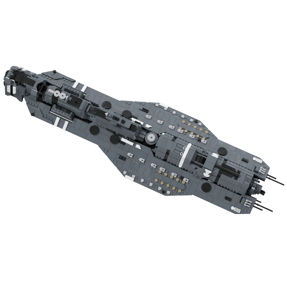 2929 sztuk MOC kosmiczna wojna broń ciężki statek kosmiczny Model bojowy klocki DIY zestaw wsporników montażowych zabawka kolekcja dla dorosłych prezent