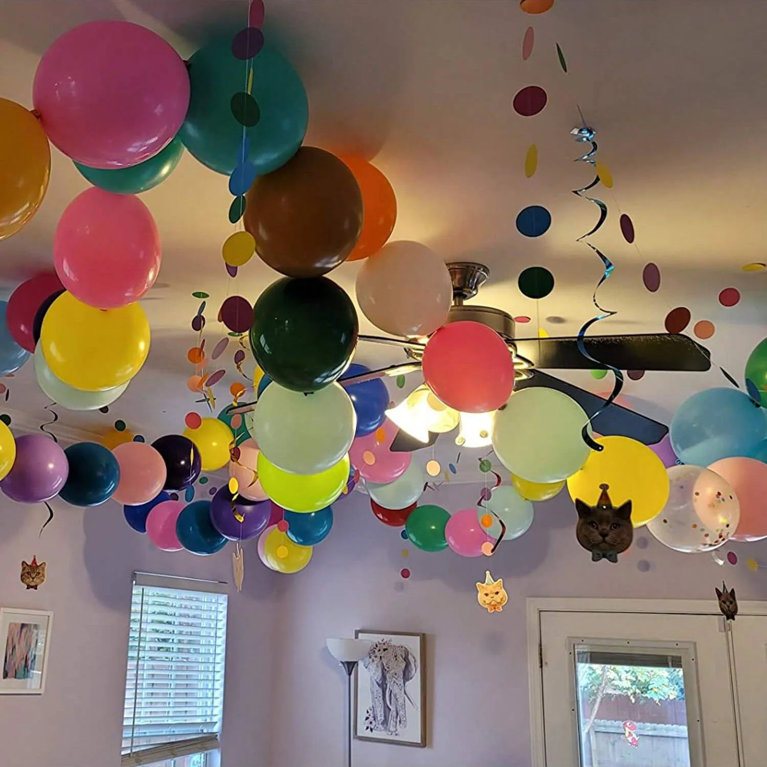 10/50 6 Zoll 10 Zoll Verbindbare Luftballons, Bunte und Verbindbare Latex-Luftballons mit Nadelstiel, Kindergeburtstagsparty-Dekoration – Detail 2