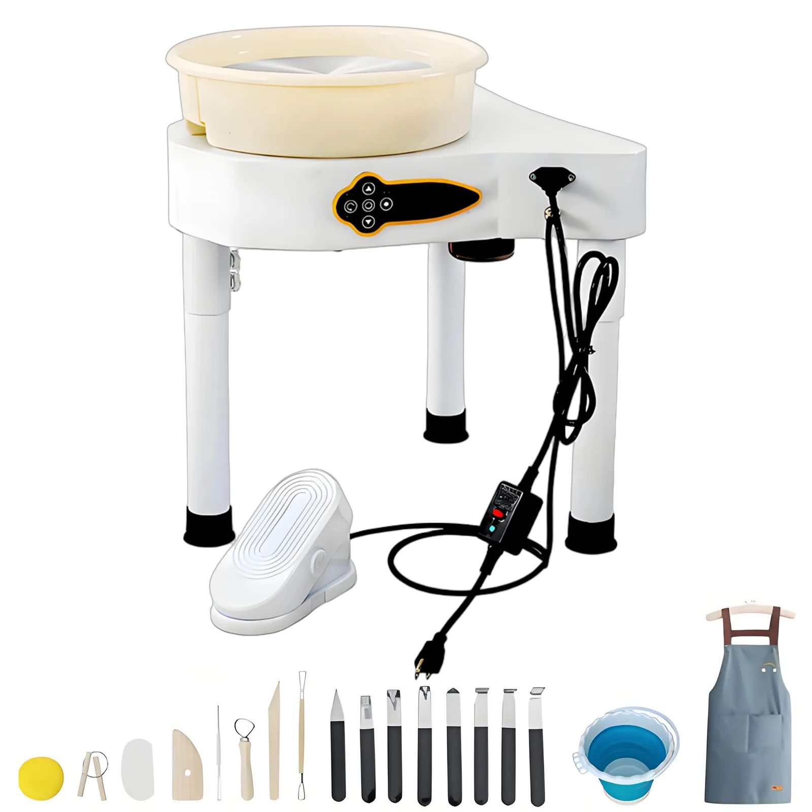 Lifting billet machine Ceramic art household stepless variable speed billet machine Ceramic art machine