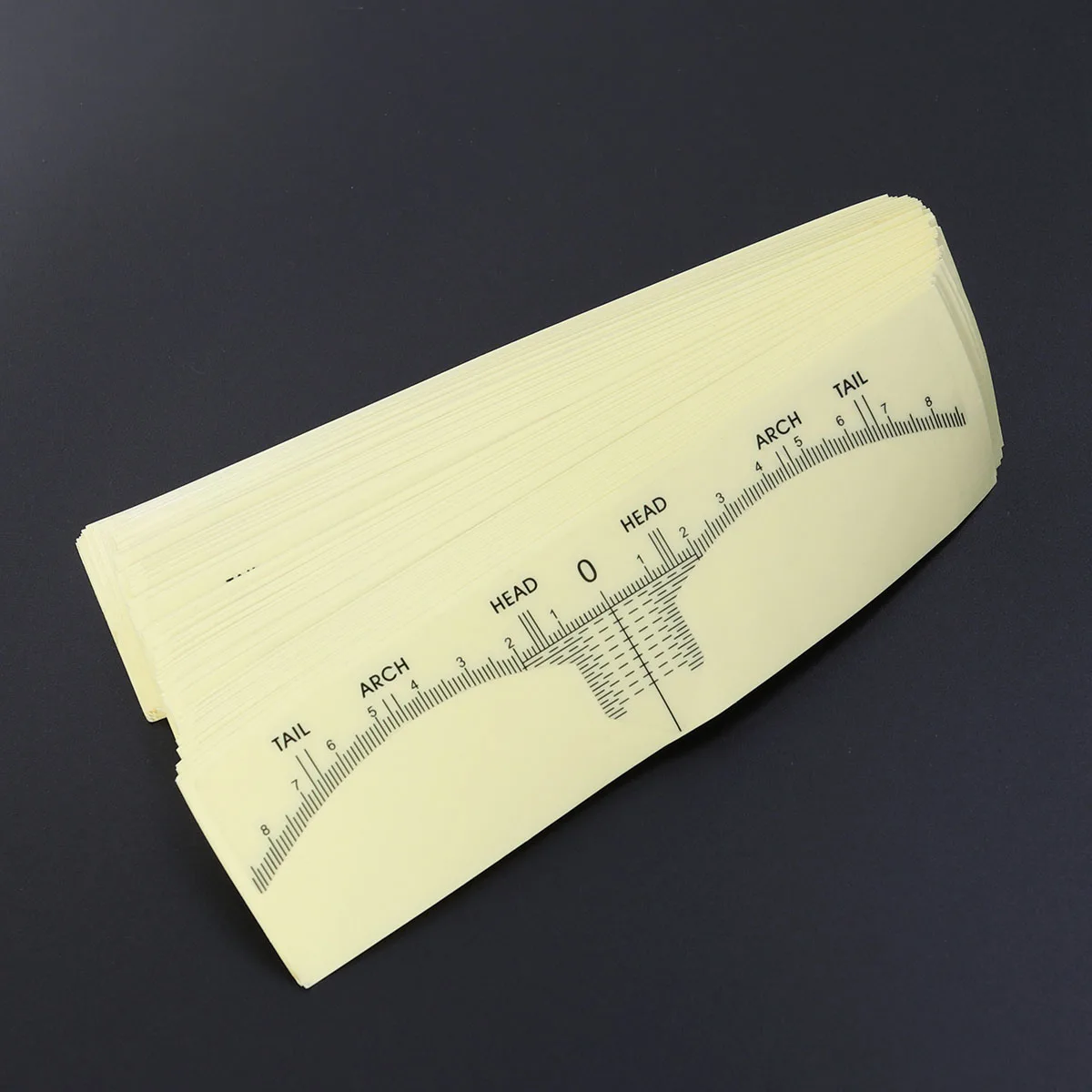 Plantillas para dar forma a las cejas, regla Flexible para simetría precisa de cejas, Kit de herramientas de guía de tatuaje profesional, 100 Uds.