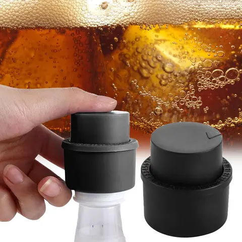 Seguro e Durável Soda e Garrafa Tampa, Silicone Saver, Bomba Caps para Bebidas, Alta Qualidade, Moda
