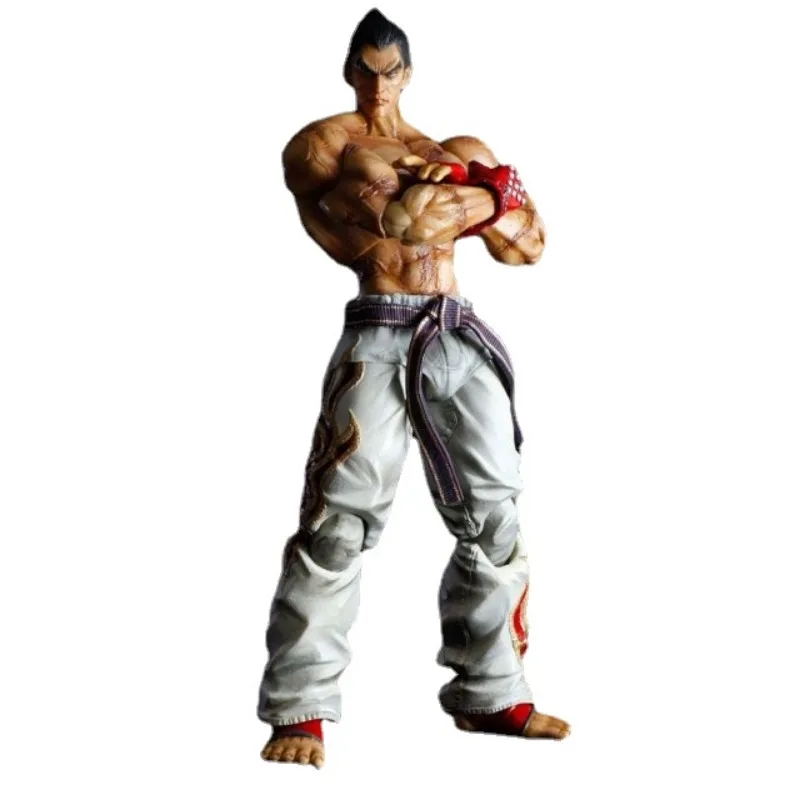 25cm Male Soldier Kazuya Mishima Action Figure Collection Ornaments Model Doll Toys Brithday Gift For Boys