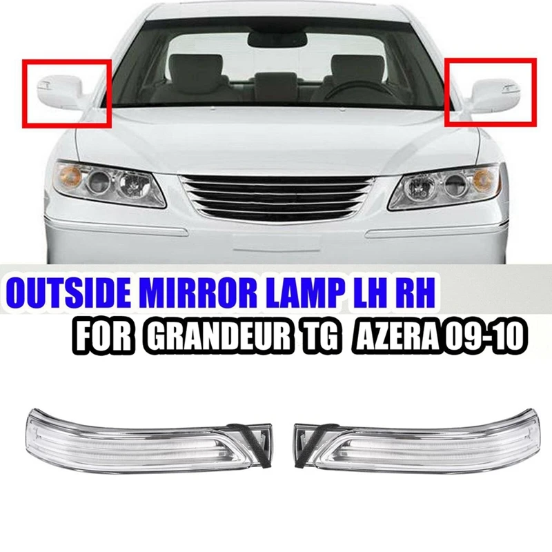 Side Mirror Turn Signal Lights Turn Signal Lights Automotive Parts For Hyundai Accent Azera TG 2006-2010 876133L000 876143L000