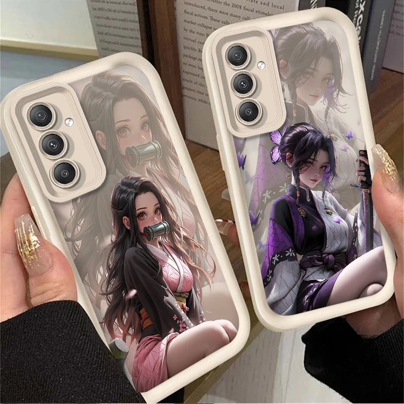 Demon Slayer Soft Case for Samsung Galaxy S25 S24 S23 Ultra S22 S21 Plus FE 5G A54 A34 A14 A73 A53 A33 5G Silicone Back Cover