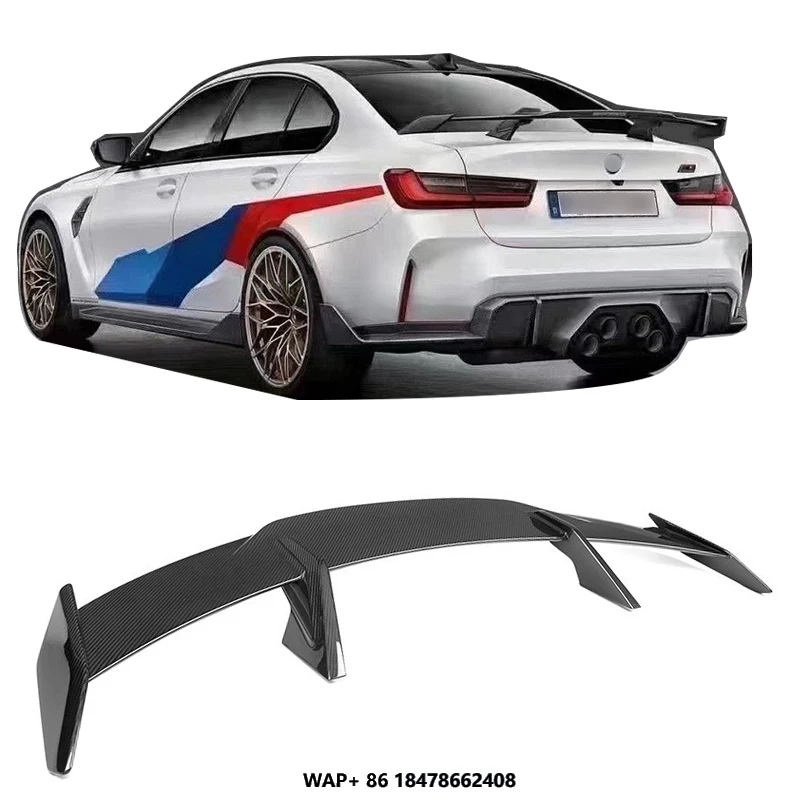 

Car Accessories Trunk Carbon Fiber Rear Spoiler Carbon Fiber Rear Tail Wing for M3 M4 G80 G82 MP Styles