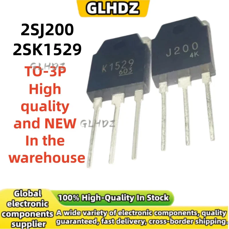 Original 5PCS-10PCS/5PAIRS 2SJ200 2SK1529 Audio power amplifier matching tubes TO-3P