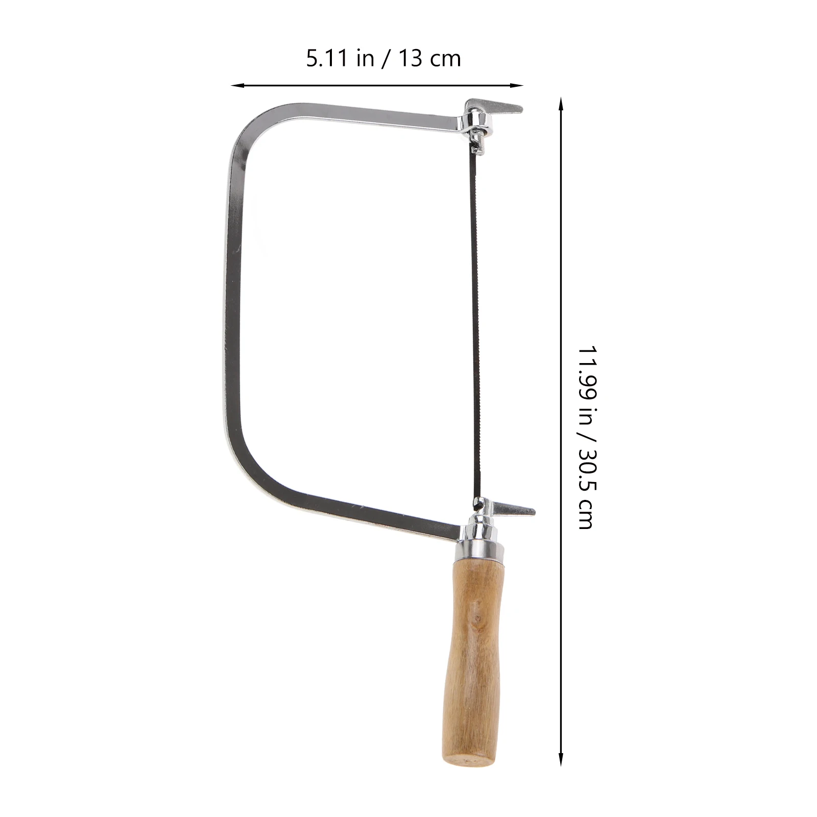 Coping Saw Wooden Handle Saw Set Portable Woodworking Iron Hand Saw Multiuse Engraving Mini Tools With Replacement Blades