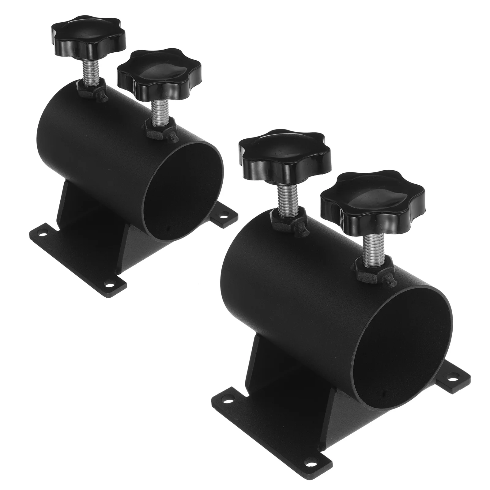 

2Pcs Heavy Duty Outdoor Umbrella Clamp Stand Adjustable for Patio Deck Railing Balcony Garden Courtyard Uv Resistant Stable Grip