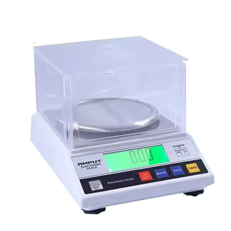 457B Electronic Scale Weighing Balance 0.01g High Precision Laboratory Commercial Gold Jewelry Weighing Windshield