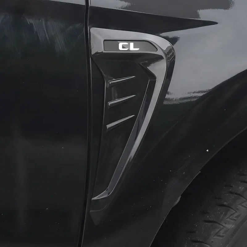 

Car Shark 3D Gills Stickers Side Fender Vent Decoration Modification Hood Air Outlet Stickers For Mercedes Benz CL Car