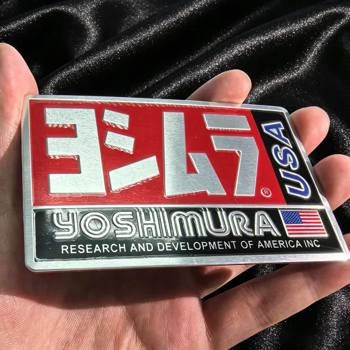 New Aluminium Motorcycle Exhaust Pipes Pipe Decal Sticker 1 Pcs for Yoshimura USA Logo Stickers Cool Personality Scorpio Decal