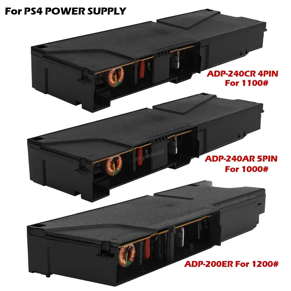 Power Supply 4Pin ADP-240CR/240AR 5Pin for PS4 CUH-1200# Console ADP-200ER N14-200P1A CUH-1000 1100# Series For PS4 Console Part