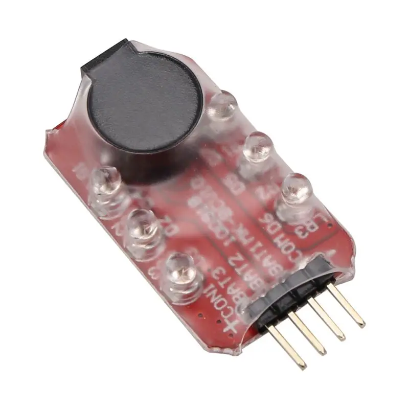 Loud Hailer Lipo Battery Voltage Alarm Display Checker 2-3S LED Display For RC Helicopter Quadcopter Car Battery