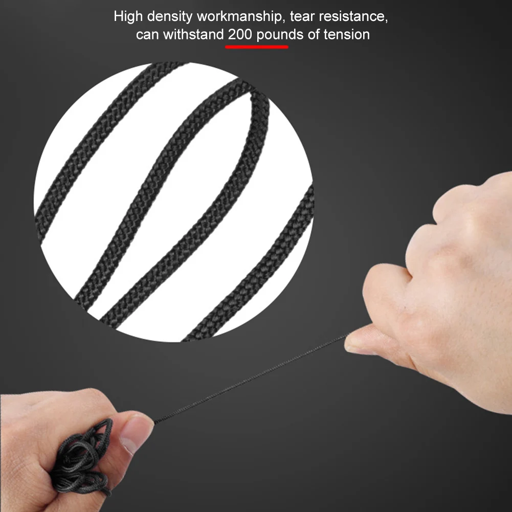 

Портативный блочный лук, D-образное кольцо, веревка длиной 3 м, блочный лук, D-образное кольцо, износостойкая веревка для стрельбы из лука, тренировочные аксессуары