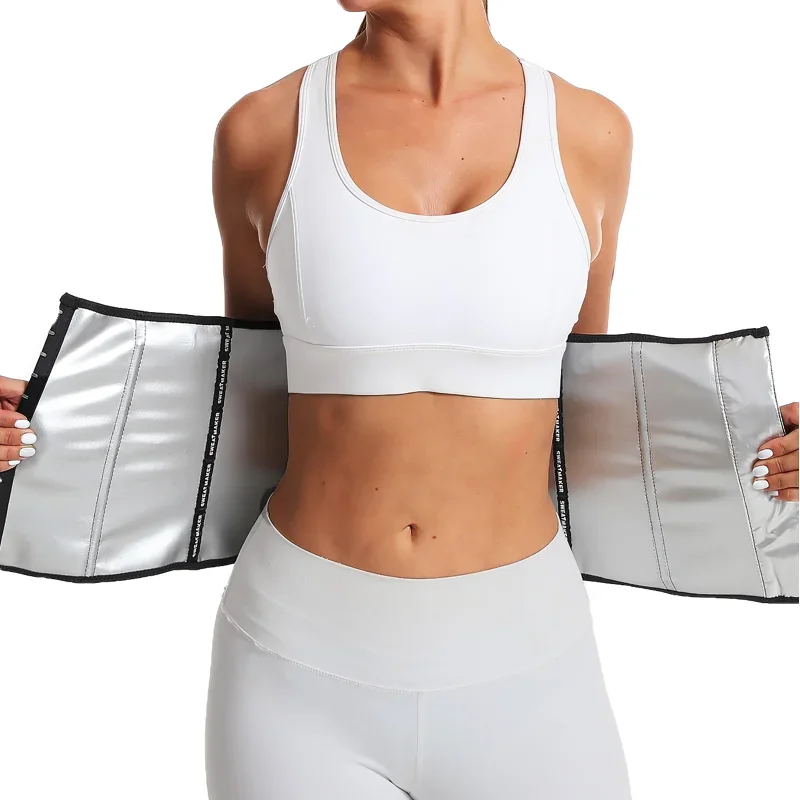 Women Sauna Sweat Belt Sweat to Lose Weight Slimming Sheath Woman Flat Belly Waist Trainer Corset Tummy Control Body Shapers