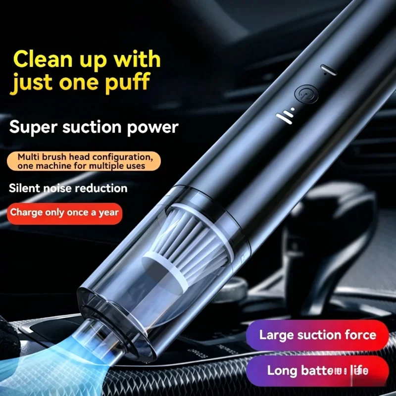 Dust Collector Portable Car Vacuum Cleaner Powerful Suction Electric Wireless Smart Home Cleaning Car Vacuum Cleaner New