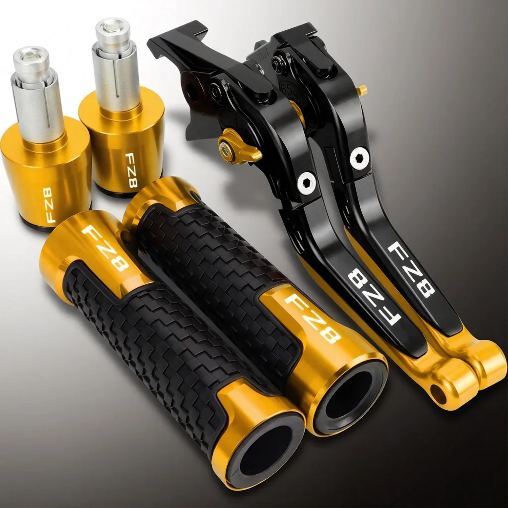 

For YAMAHA FZ8 FZ-8 2010 2011 2012 2013 2014 2015 2016 2017 2018 Brake Clutch Levers 7/8"22MM Handlebar Grips Handle Ends Plugs