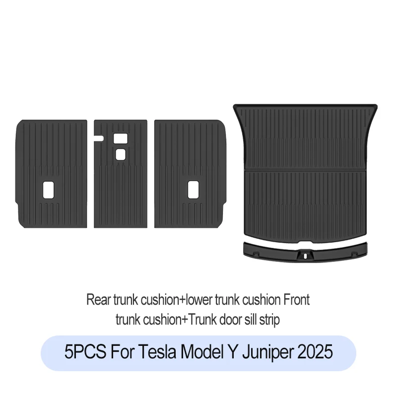 Tesla Model Y Juniper Premium/Performance 2025+ TPE vloermatten bagagemat slijtvaste voetmatten ModelY kofferbakmatten