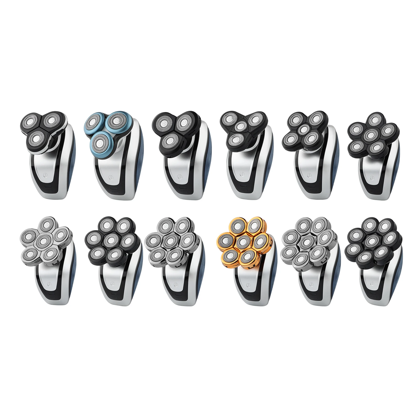 Electric Shavers Replacement Heads Nose Trimmer Hair Clipper Blade Spare Floating Cutter Heads Men's Razor Beard accessories