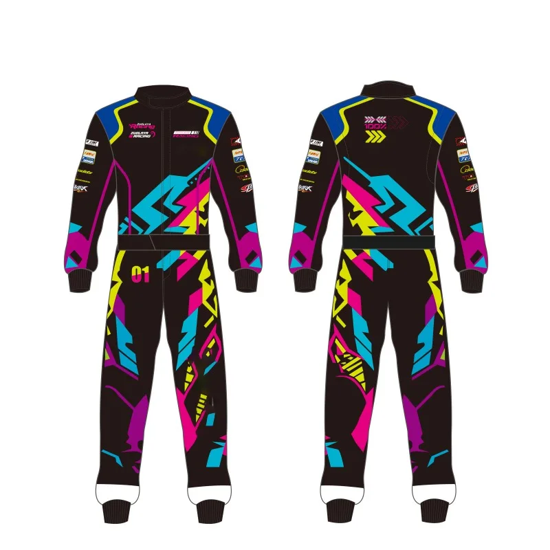 Children's Adult Couple Private Customization Waterproof and Breathable Kart Car Beach Off-road Vehicle One-piece Racing Suit