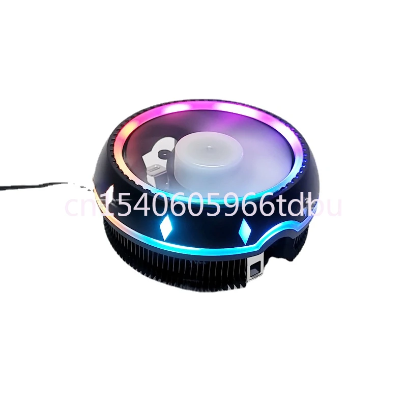 Q1 Luminous Colorful Color Changing CPU Fan Support 95W Cooling CPU Radiator Desktop Fan Computer Components