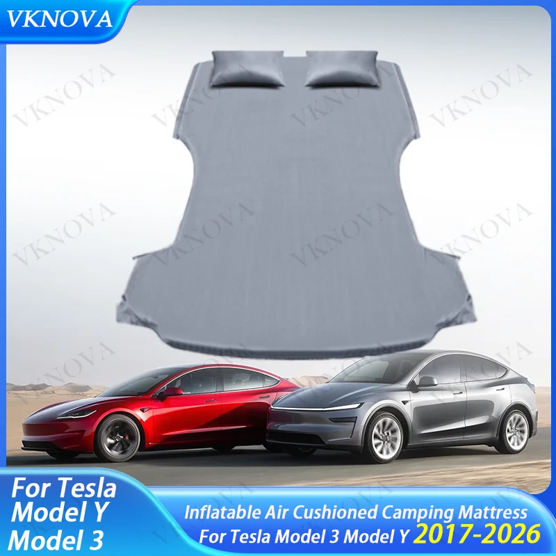 For Tesla Model 3 Highland Inflatable Air Mattress Outdoor Camping Inflatable Travel Bed Model Y Launch 2025 Juniper Auto Parts